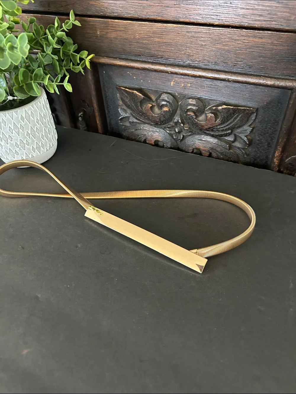 GOLD SPRING METAL BELT